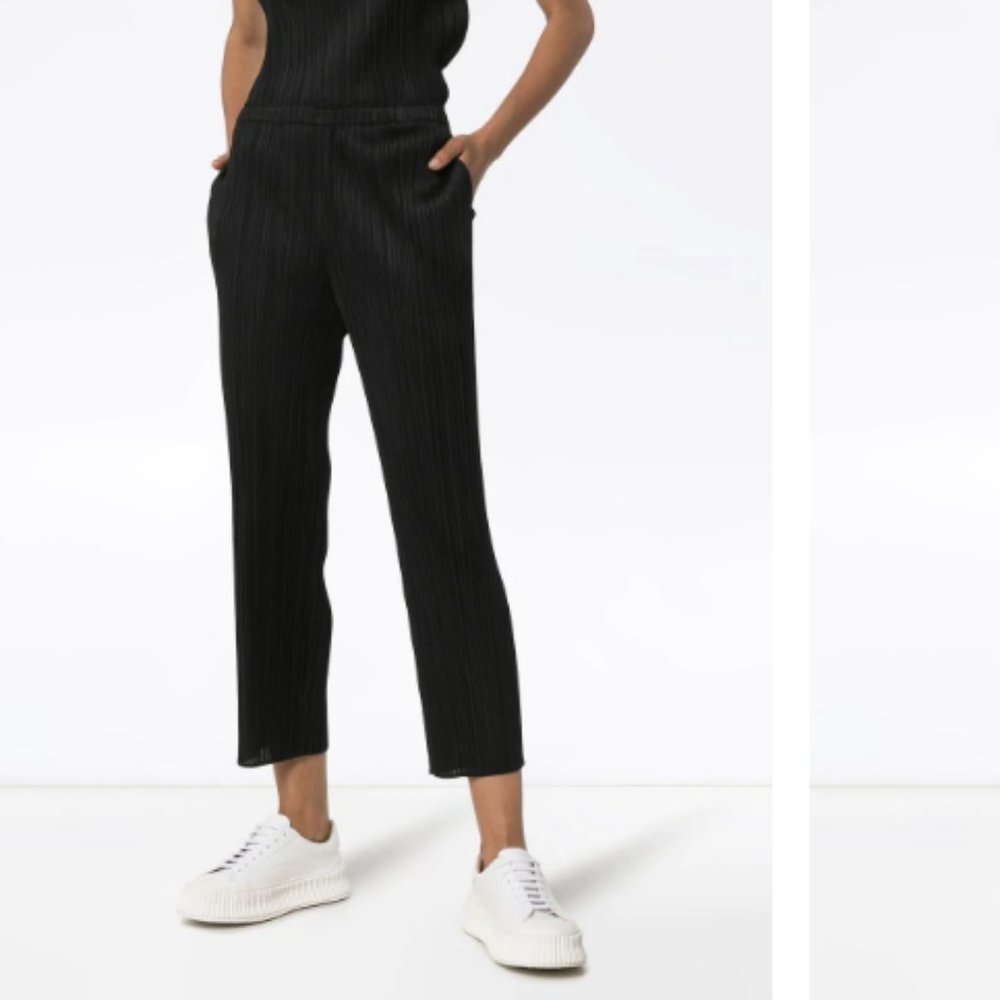 PLEATS PLEASE ISSEY MIYAKI GREY PANTS
